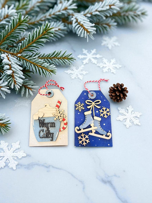 Winter Wooden Gift Card Holder – Cozy & Cute Handmade Holiday Decor