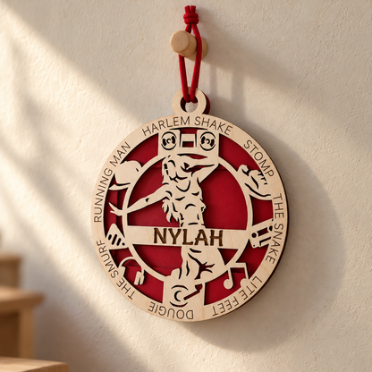 Hip Hop Gift Card Holder | Personalized Hip Hop Dancer Medallion