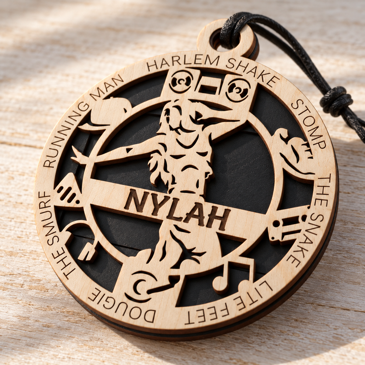 Hip Hop Gift Card Holder | Personalized Hip Hop Dancer Medallion