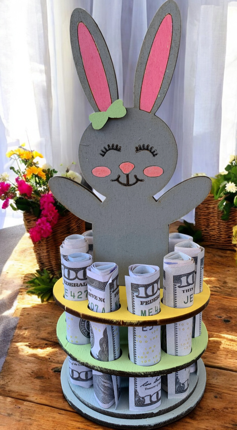 easter money tree ideas Easter Bunny Money Tree – Easter Cash Gift Holder