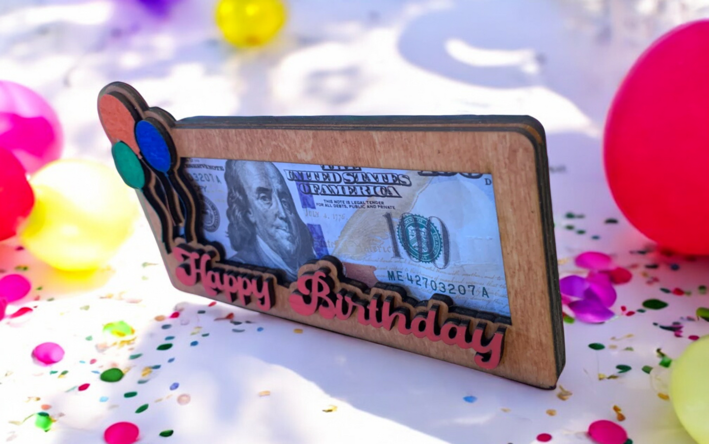 Happy Birthday Money Holder