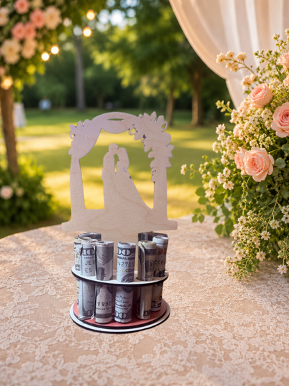 Wedding Arch Money Tree | Personalized Cash Gift | Handmade Wood