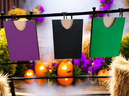 Halloween Wooden Gift Card Holders – Vampire, Skull, and Frankenstein Designs – Handmade Spooky Gift Presentation