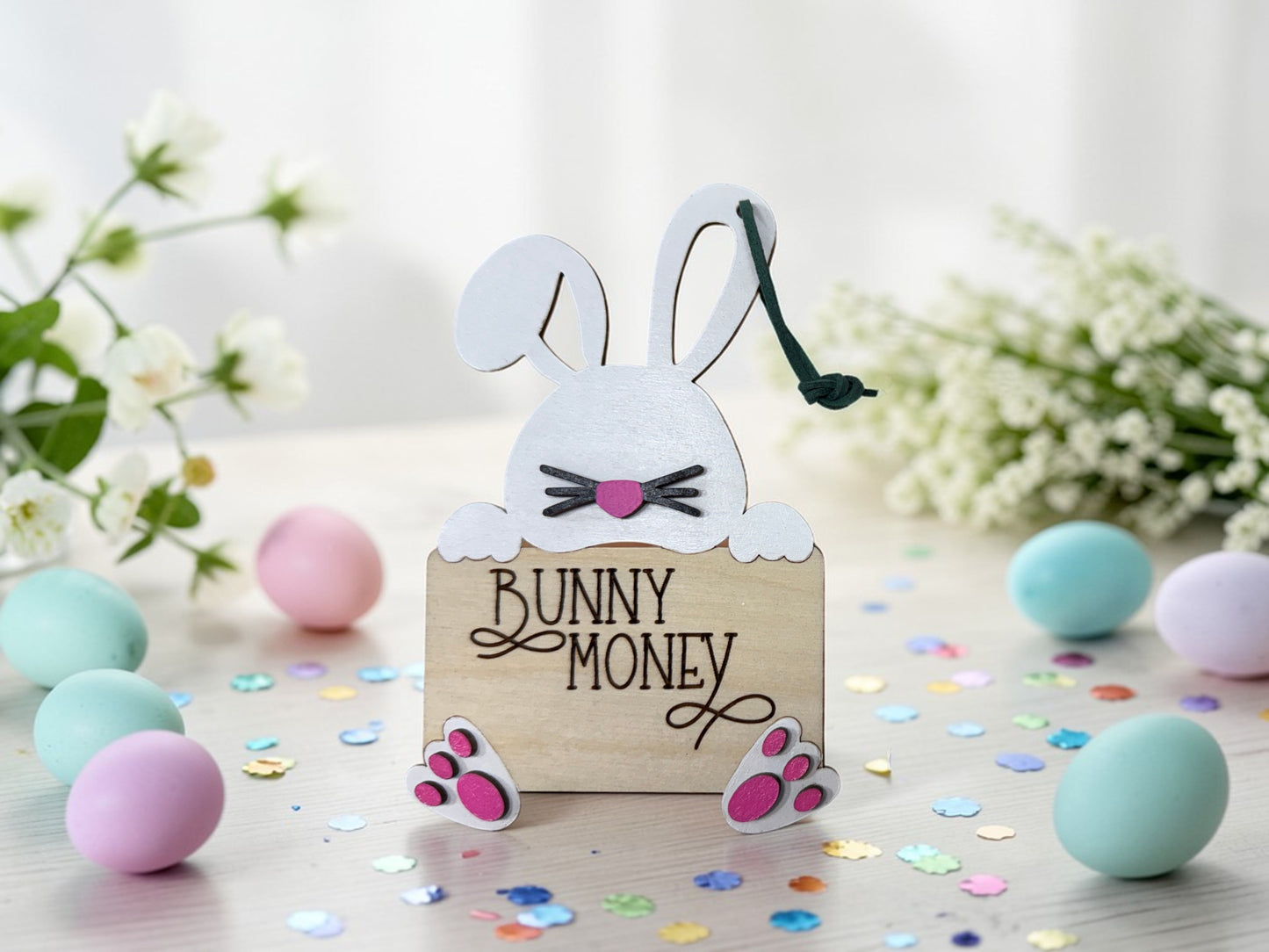 Bunny Gift Card Holder – Easter Basket Gift Card Holder