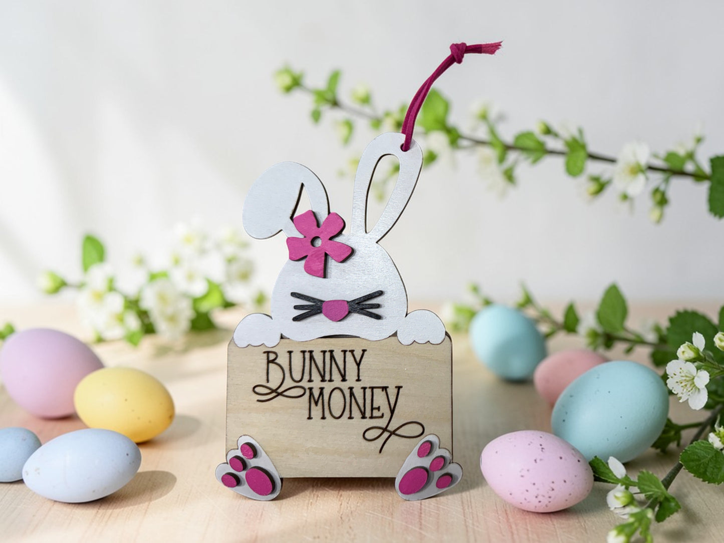 Bunny Gift Card Holder – Easter Basket Gift Card Holder