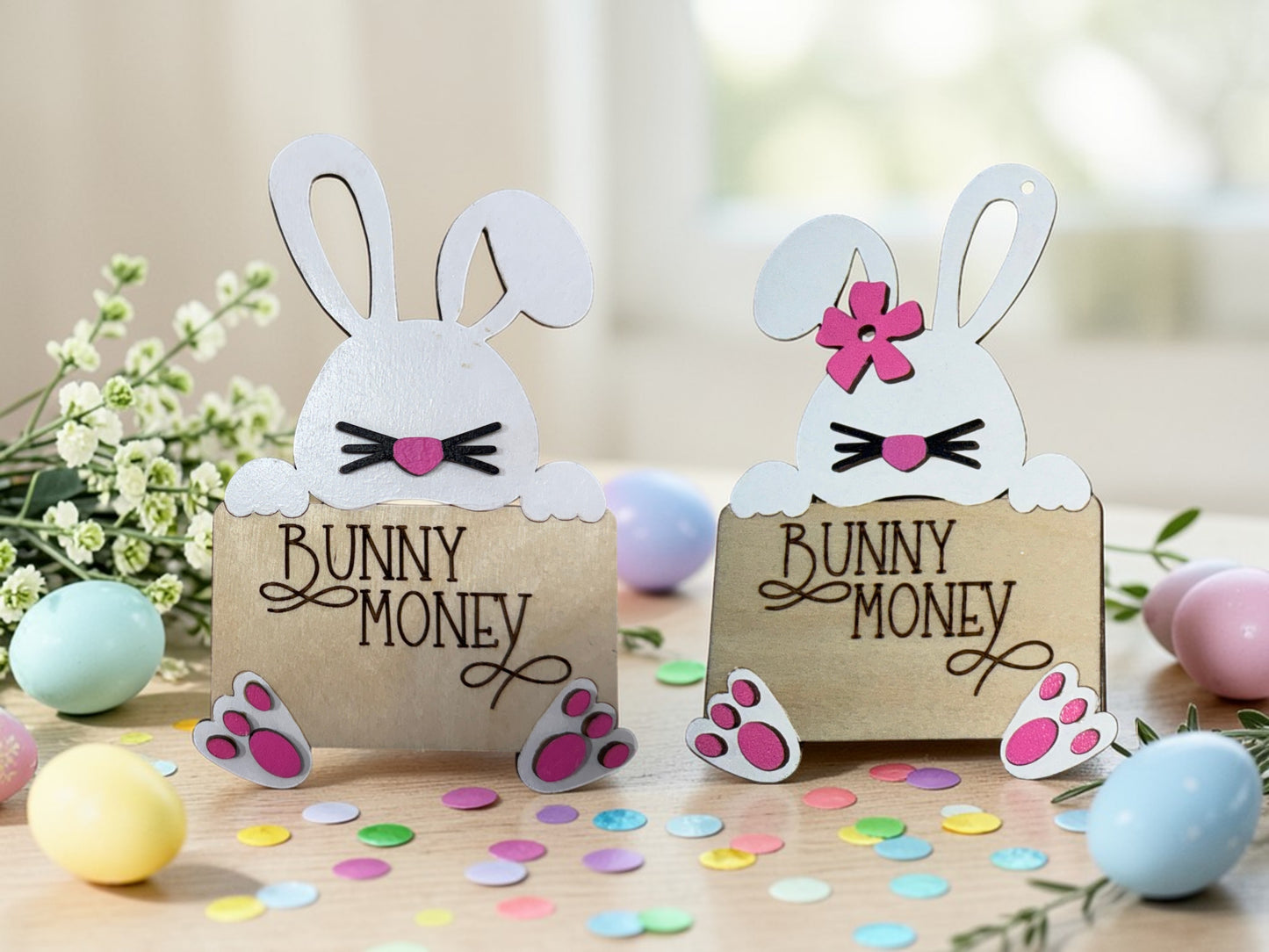 Bunny Gift Card Holder – Easter Basket Gift Card Holder