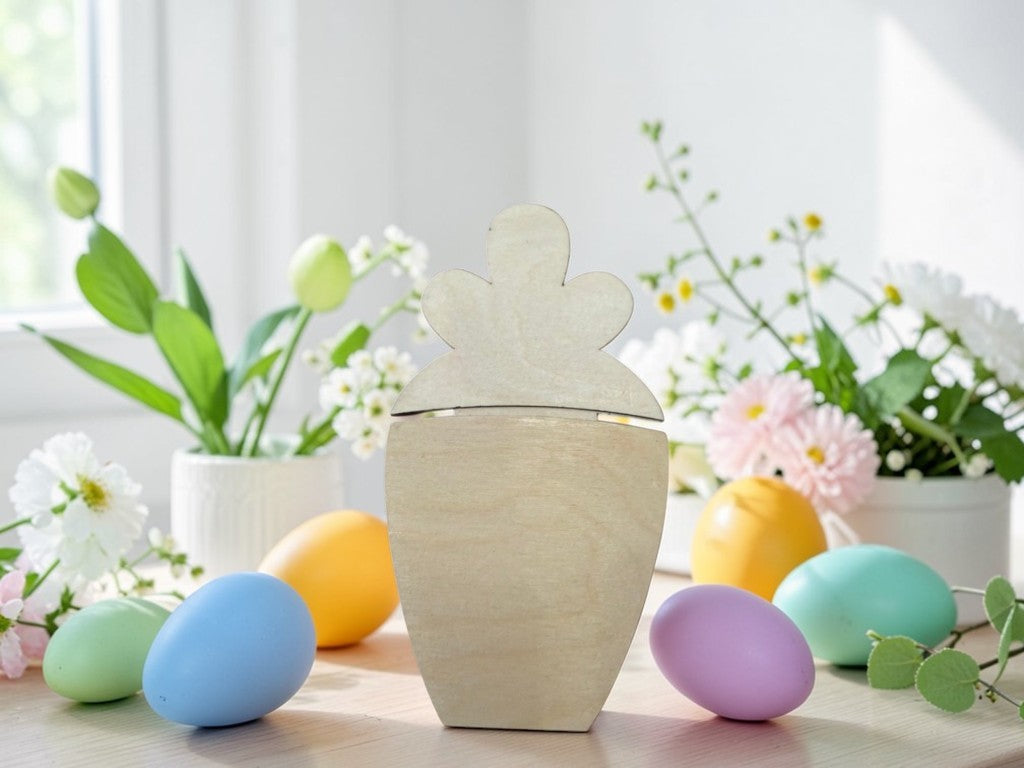 Carrot Gift Card Holder – Wooden Pull-Out Easter Gift Card Holder