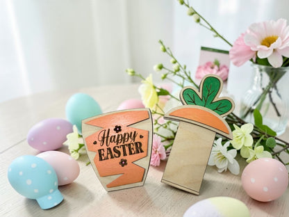Carrot Gift Card Holder – Wooden Pull-Out Easter Gift Card Holder