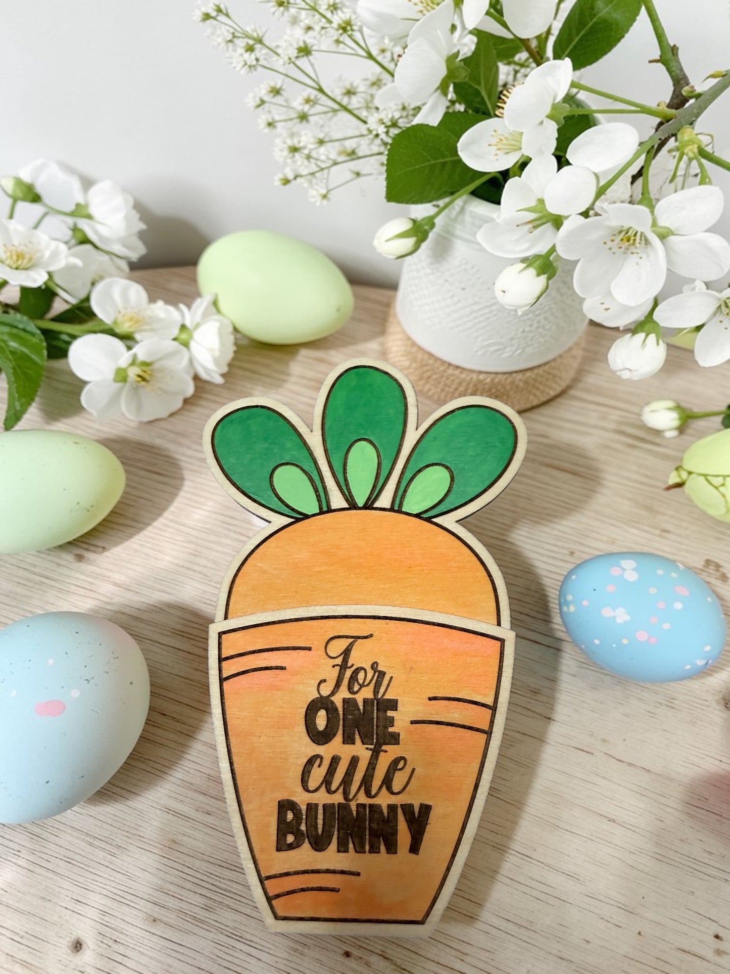 Carrot Gift Card Holder – Easter Bunny Gift Card Holder
