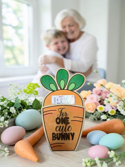 Carrot Gift Card Holder – Easter Bunny Gift Card Holder