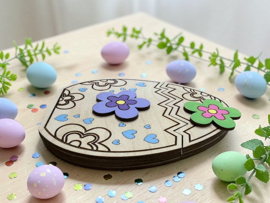 Easter Egg Gift Card Holder – Wooden Pull-Out Easter Gift Card Holder