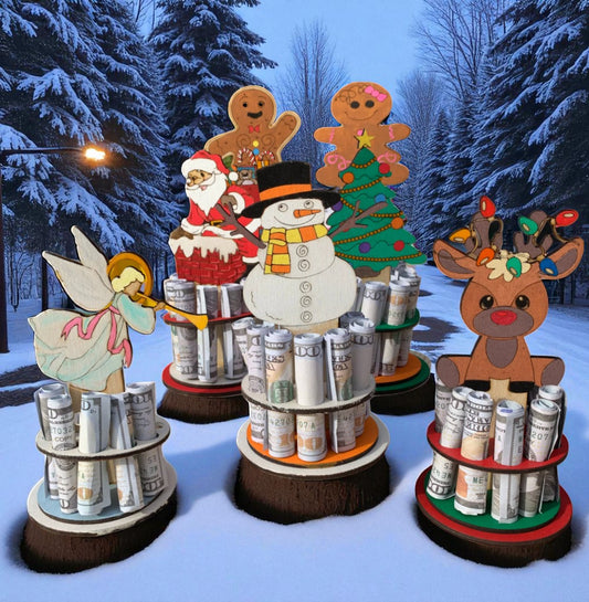 Christmas Gift Money Trees