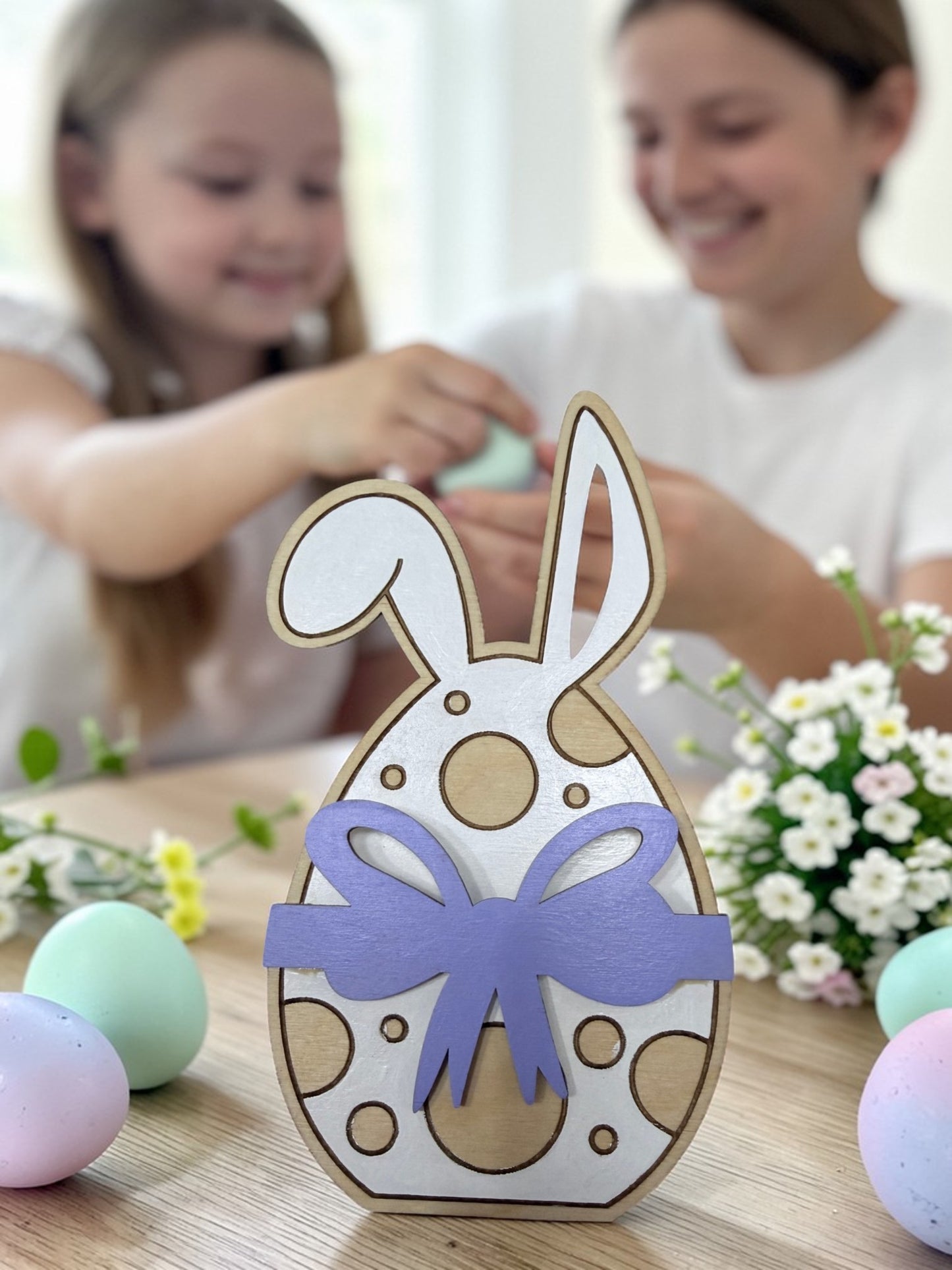 Easter Bunny Gift Card Holder – Wooden Bunny Pocket Gift Card Holder