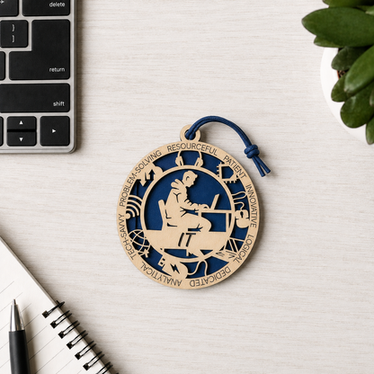 IT Gift Card Holder | Tech Support Gift | Handmade Wood