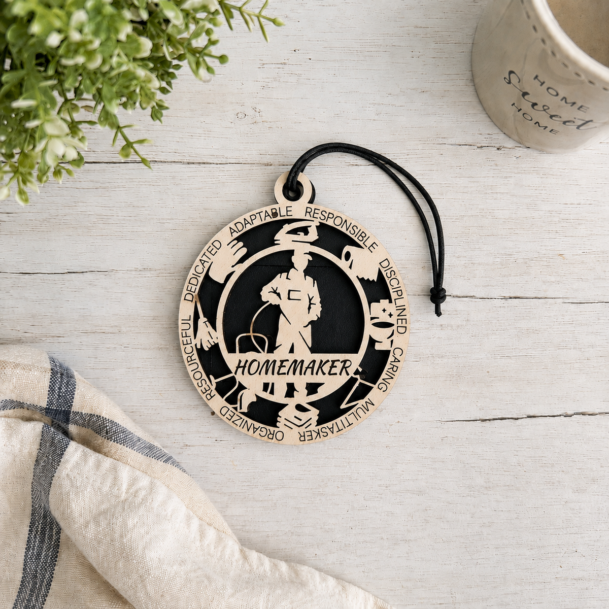 Homemaker Gift Card Holder | Mother's Day Gift | Handmade Wood