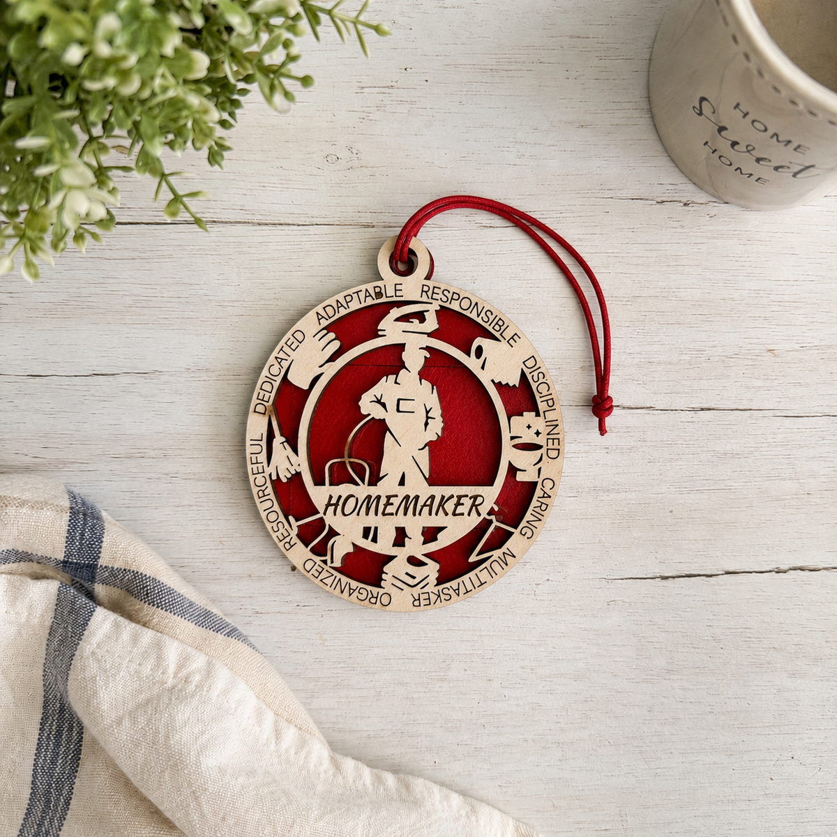 Homemaker Gift Card Holder | Mother's Day Gift | Handmade Wood