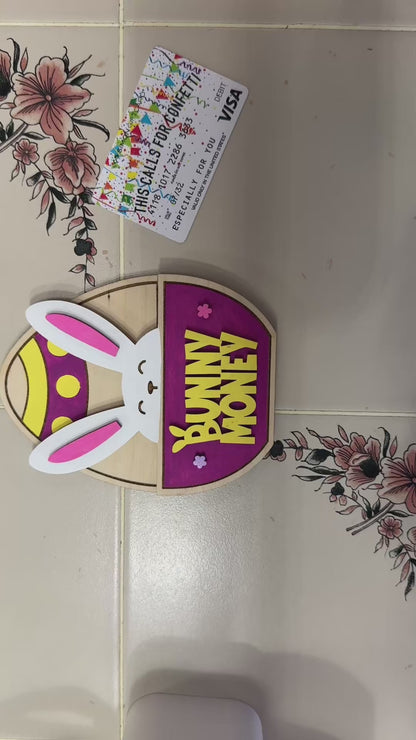 Bunny Money Gift Card Holder – Easter Bunny Pocket Gift Card Holder