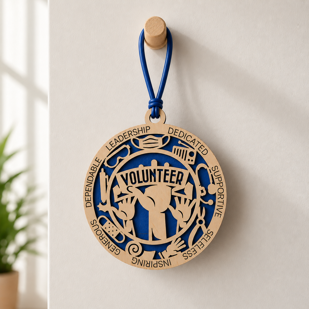 Volunteer Gift Card Holder | Volunteer Appreciation Gift | Handmade Wood