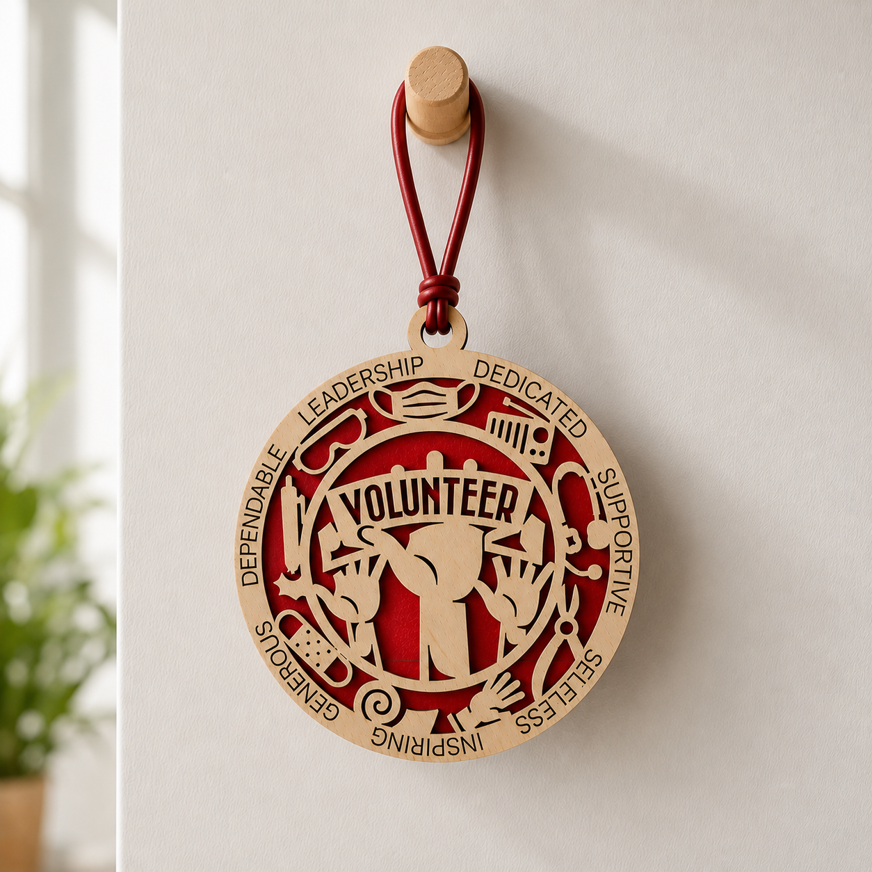 Volunteer Gift Card Holder | Volunteer Appreciation Gift | Handmade Wood
