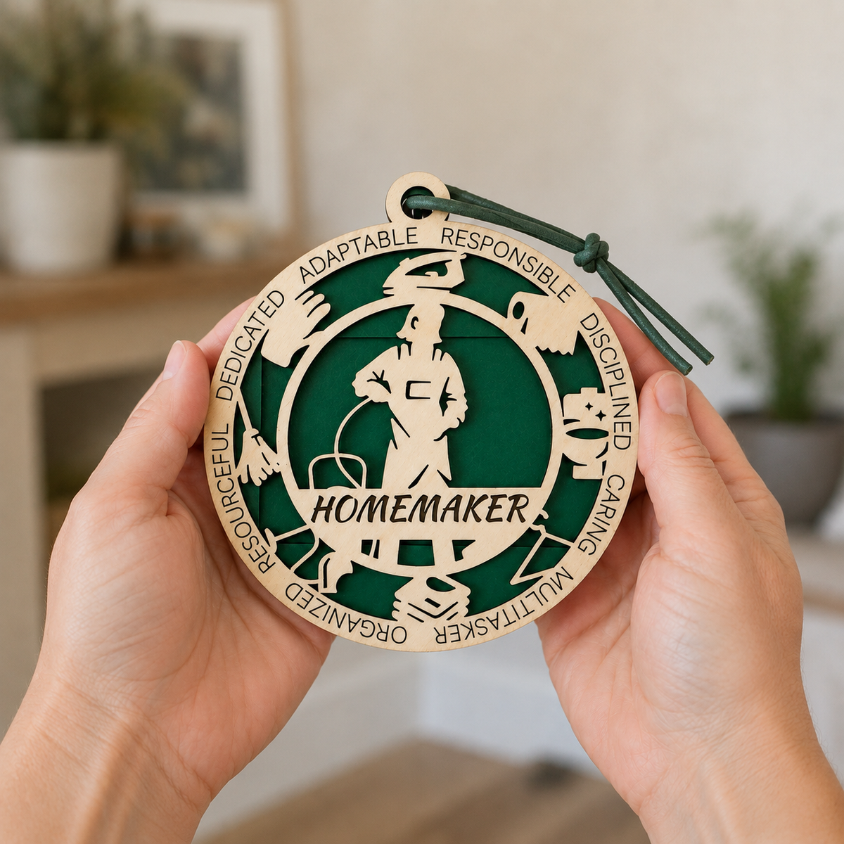 Homemaker Gift Card Holder | Mother's Day Gift | Handmade Wood